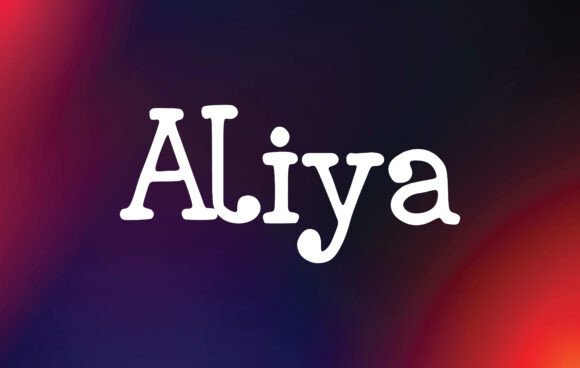 Aliya: Elevate Your Designs with This Elegant Handwritten Font