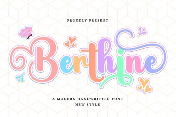 Berthine: The Handwritten Script Font for Elegant Design