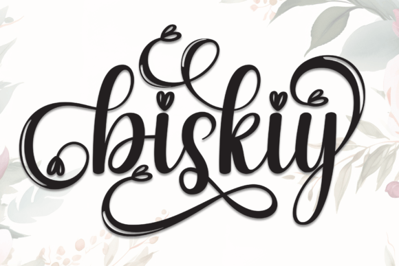 Biskiy: The Handwritten Font with Heart