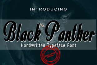 Black Panther: The Handwritten Font with Modern Edge
