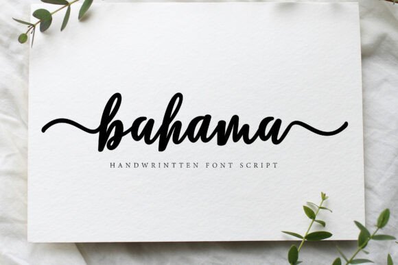 Discover the Bahama Script: A Designer's Typographic Gem