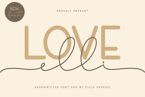 Elevate Your Designs with the Love Elli Font Duo