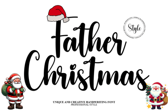Father Christmas: A Handwritten Font for Elegant Design
