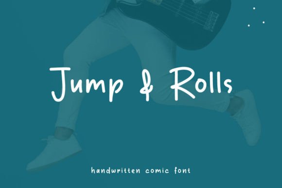 Jump & Rolls: A Handwritten Font for Charming Design