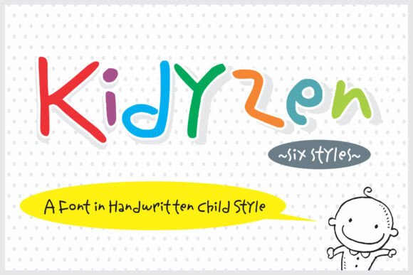 Kidyzen: A Handwritten Typeface for Playful Design