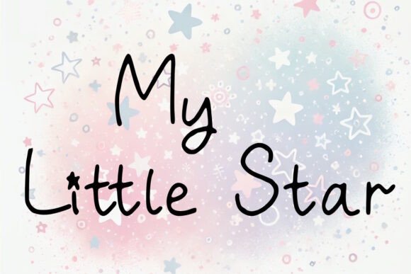 My Little Star: A Playful Font for Creative Designs