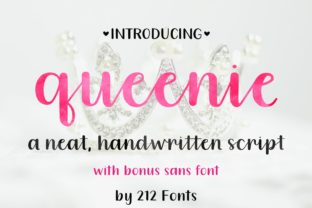 Queenie: A Handwritten Font to Elevate Adorable Designs