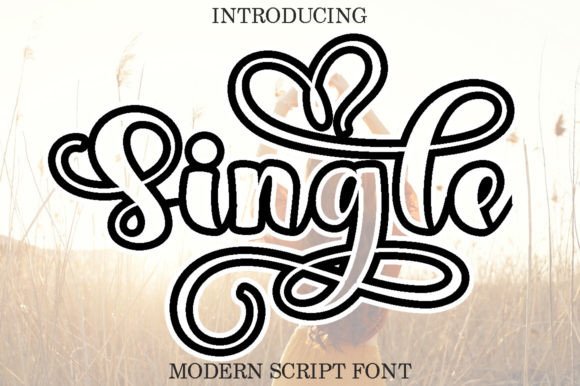 Single Outline: A Versatile Handwritten Font for Creative Design