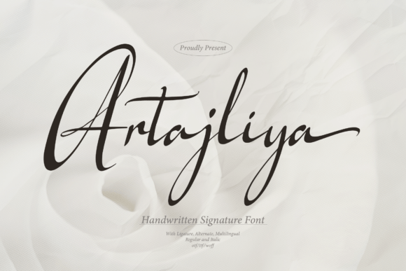 The Artajliya Signature: A Modern Graphic Design Asset